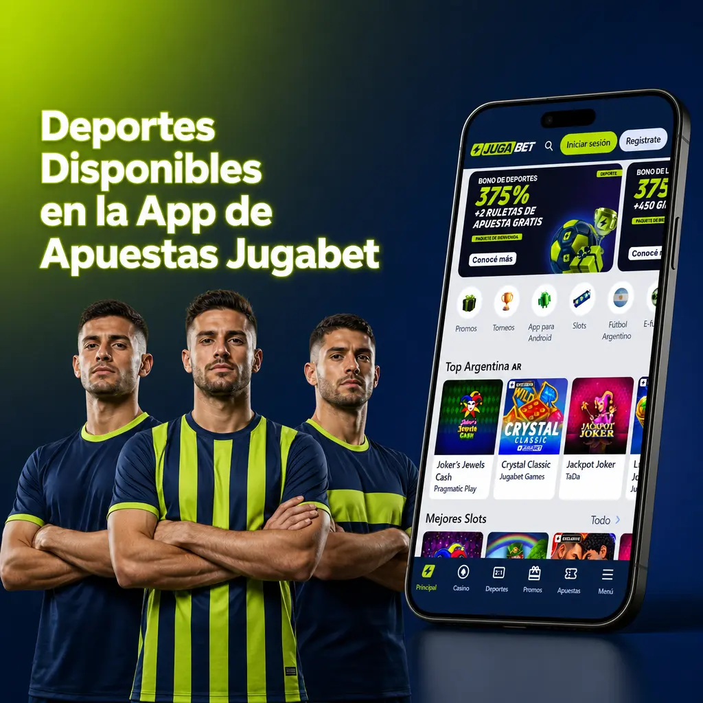 Deportes disponibles en la app de apuestas Jugabet