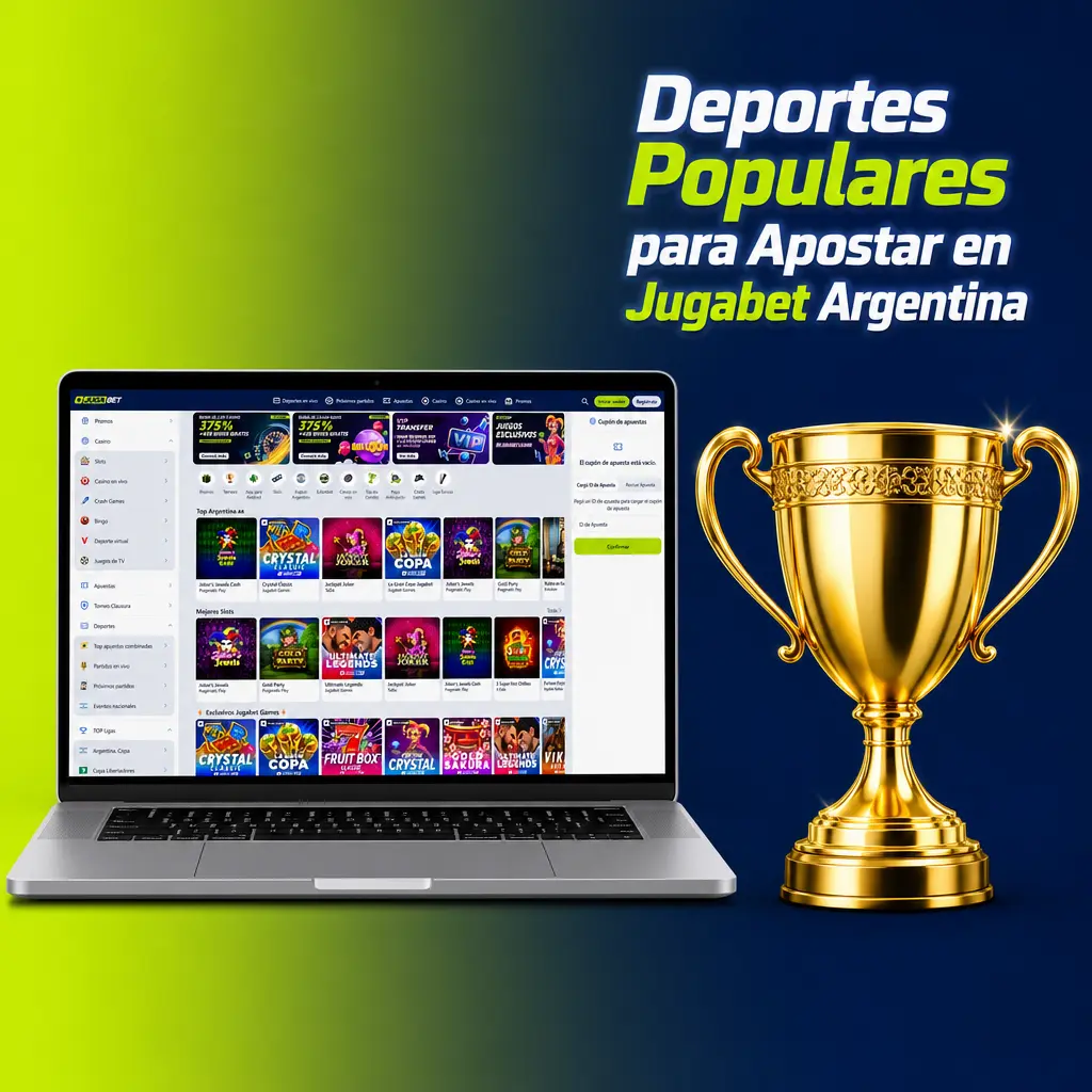 Deportes populares para apostar en Jugabet Argentina