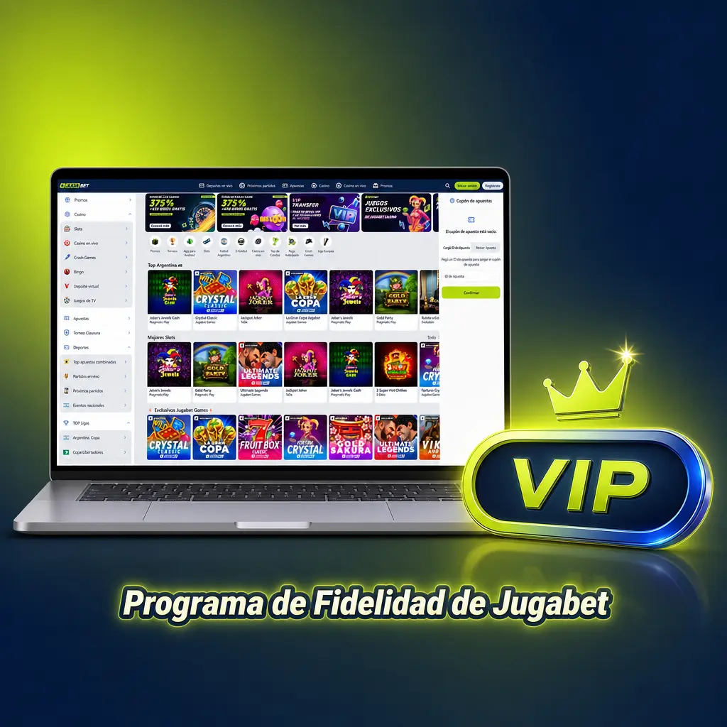Programa de fidelidad y niveles VIP de Jugabet